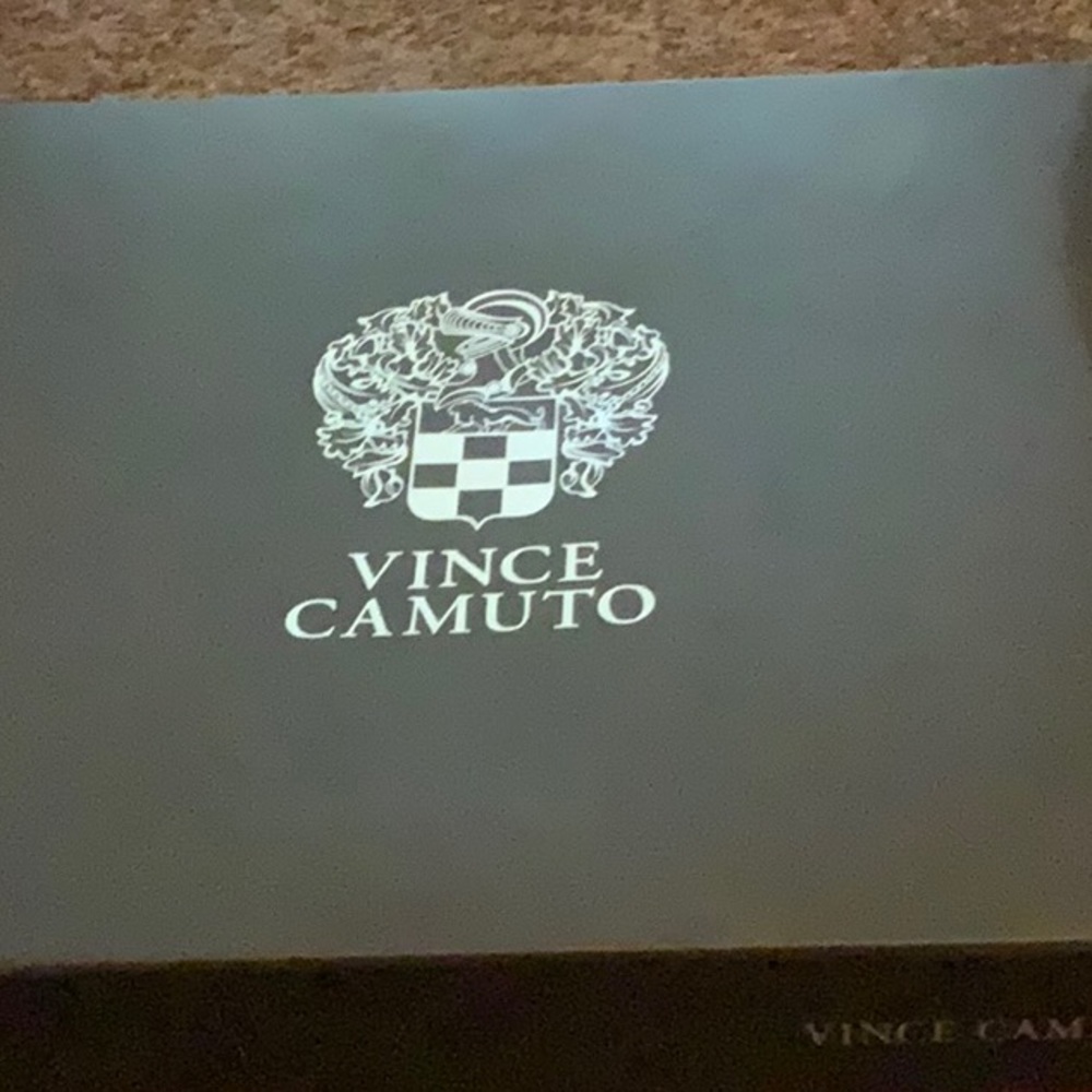 Vince Camuto Black Patent Croco